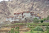 Ladakh - Likir Gompa built on a mountain spur